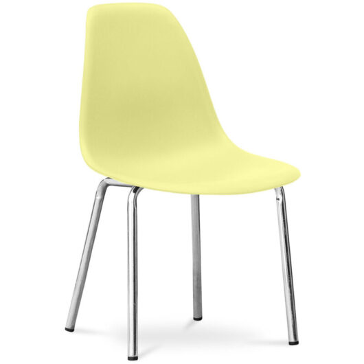Dorwick Chair - Matt Pastel yellow