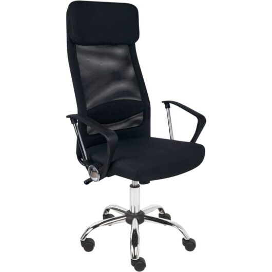 Modern Swivel Adjustable Height Office Computer Chair Black Pioneer ii