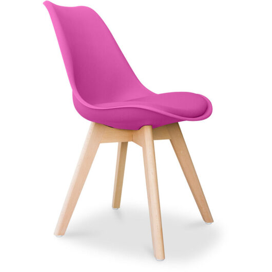 Office Chair - Dining Chair - Scandinavian Style - Denisse Fuchsia