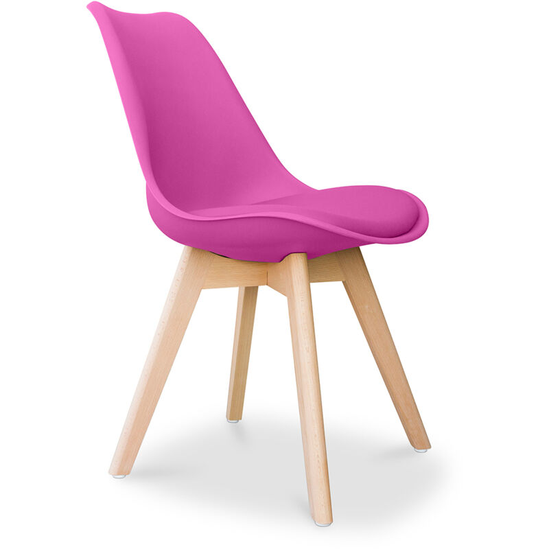 Office Chair - Dining Chair - Scandinavian Style - Denisse Fuchsia