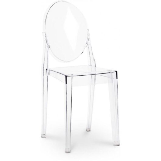 Transparent Dining Chair - Victoria Queen Transparent