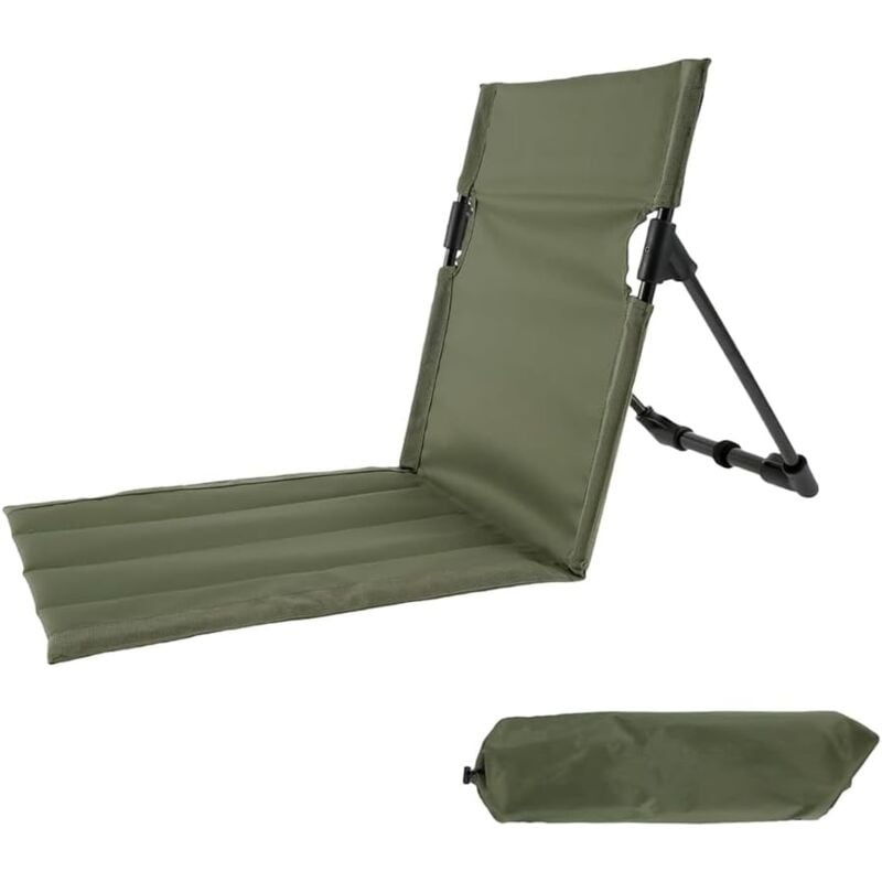 Ultralight Folding Camping Chair with Backrest, Outdoor Relaxing Chair with Carry Bag for Camping, Beach and Car Travel