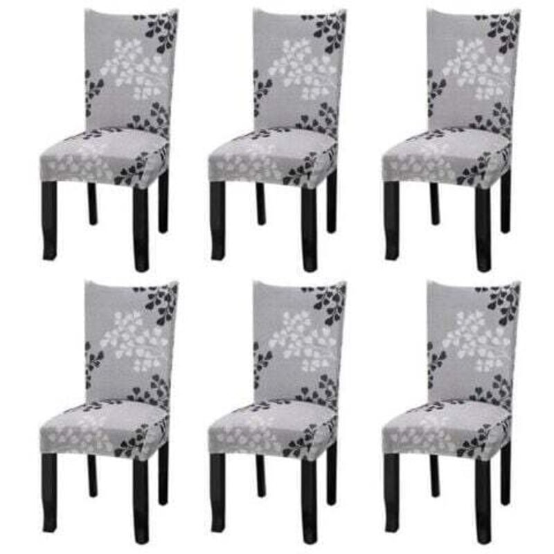 Universal Stretch Chair Cover, Set of 6 Chair Covers for Hotel Restaurant Chairs Mumu