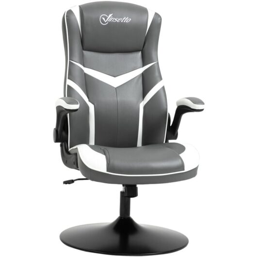 Vinsetto - High Back Computer Gaming Chair Executive Swivel Adjustable Racing Home Office Grey