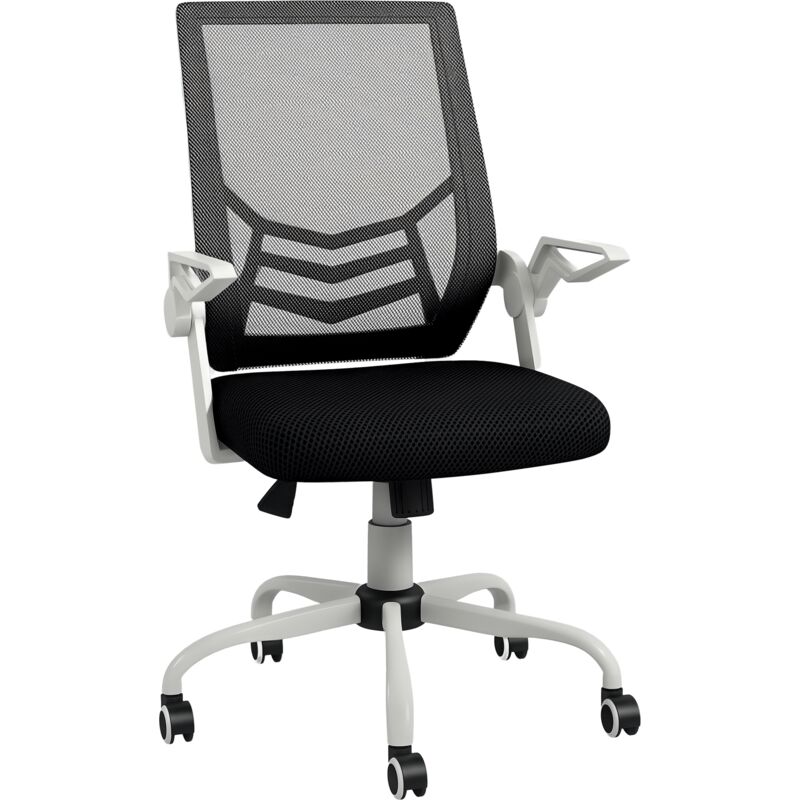Vinsetto - Mesh Swivel Office Chair Task Computer Chair w/ Lumbar Support Black