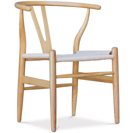 Wooden Dining Chair - Scandinavian Style - Wish Natural wood