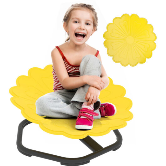 Aiyaplay - Sensory Spinning Chair, Kids Swivel Chair, Yellow