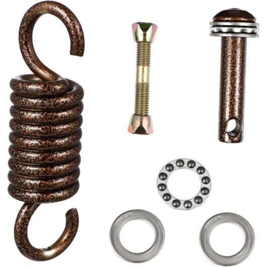 Ccykxa - Heavy Duty Hanging Hammock Chair Kit Alloy Hanging Hammock Set Swing Seat Hanging Hardware Parts Hammock Spring Hainging Hook Patio Hanging
