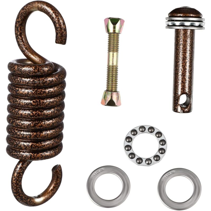 Ccykxa - Heavy Duty Hanging Hammock Chair Kit Alloy Hanging Hammock Set Swing Seat Hanging Hardware Parts Hammock Spring Hainging Hook Patio Hanging
