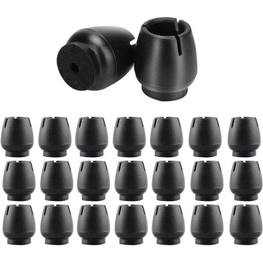 Chair Leg Protector, 32 Pieces Non-Slip Table Chair Feet Anti-Scratch Feet Pads Protector Rubber Chair Caps (12-16mm) NPTERBL