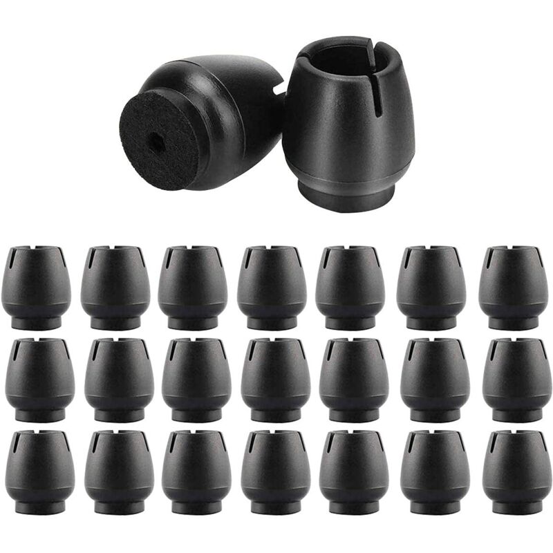 Chair Leg Protector, 32 Pieces Non-Slip Table Chair Feet Anti-Scratch Feet Pads Protector Rubber Chair Caps (12-16mm) NPTERBL