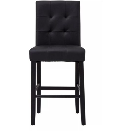 Interiors by Premier Park Bar Chair, High Backrest Breakfast Bar Chair, Footrest Living Bar Chair for Kitchen & Home Bar