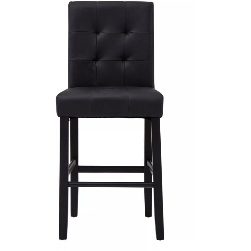Interiors by Premier Park Bar Chair, High Backrest Breakfast Bar Chair, Footrest Living Bar Chair for Kitchen & Home Bar