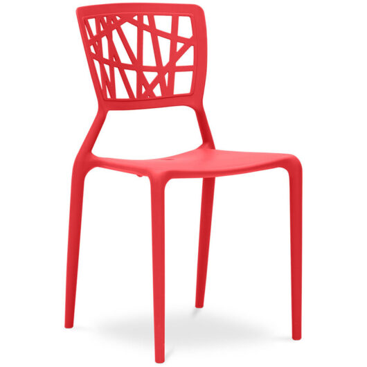 Privatefloor - Outdoor Chair - Design Garden Chair - Viena Red