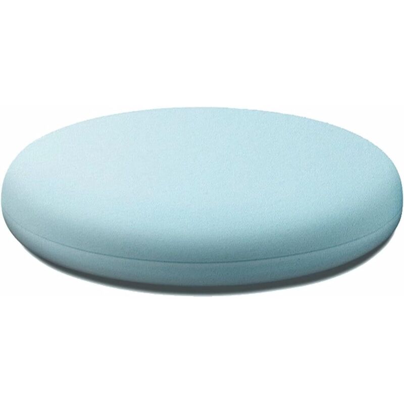 Round Chair Pad 35cm, Removable Indoor Chair Cushion, Washable Dining Chair Cushion, Memory Foam Chair Cushion Blue
