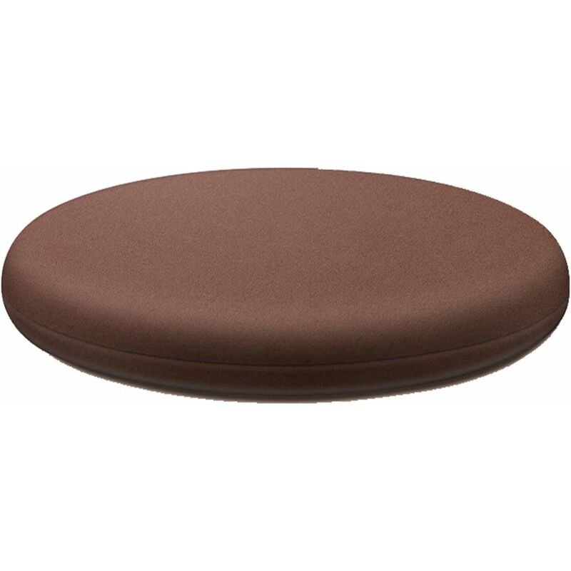 Round Chair Pad 40 Cm, Removable Indoor Chair Cushion, Washable Dining Chair Cushion, 4cm Thick Memory Foam Chair Cushion Brown