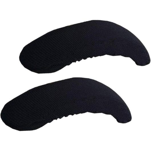 Sofa Armrest Protector Elastic Armrest Cover for Swivel Chair Computer Chair Armchair - Black