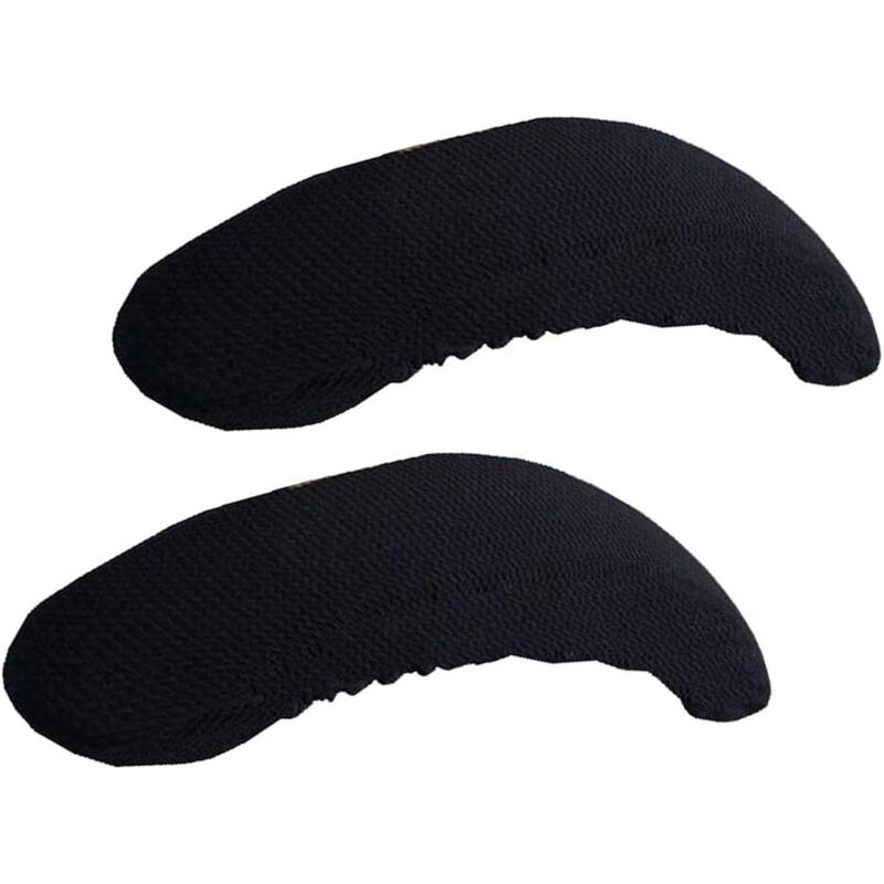 Sofa Armrest Protector Elastic Armrest Cover for Swivel Chair Computer Chair Armchair - Black