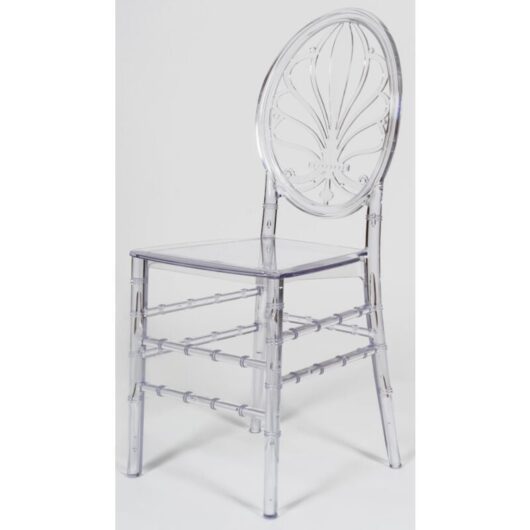 Transparent Polycarbonate Chairs Stackable Kitchen Chair 39x40x91 cm Stackable Chairs Plastic Dining Room and Bedroom