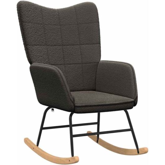 Vidaxl - Relaxing Chair Dark grey 61 x 78 x 98 cm Fabric