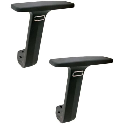 2pcs Office Chair Armrest Accessory Replacement Armrest Chair Armrest Practical for Computer Chair, Black
