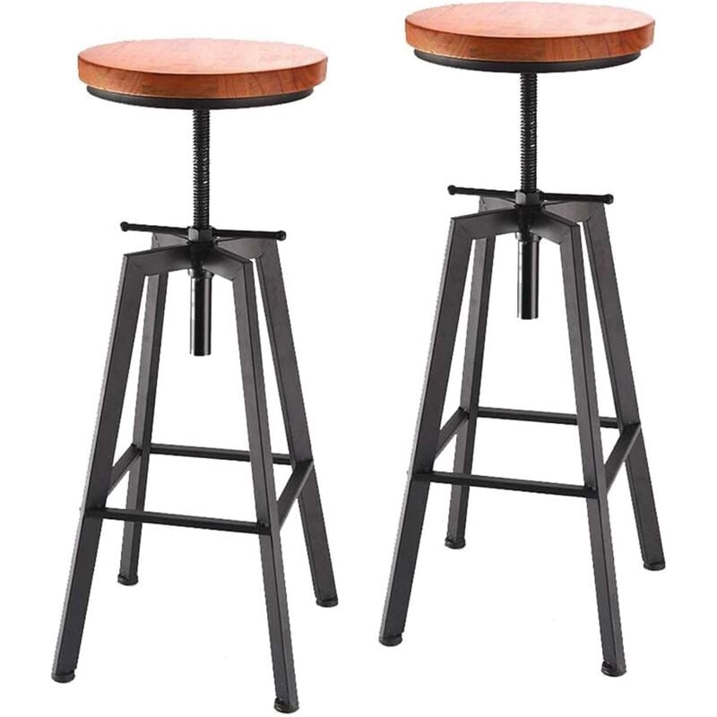 2x Tall Bar stools. Bar chairs with Backrest. Kitchen stools. Breakfast stools