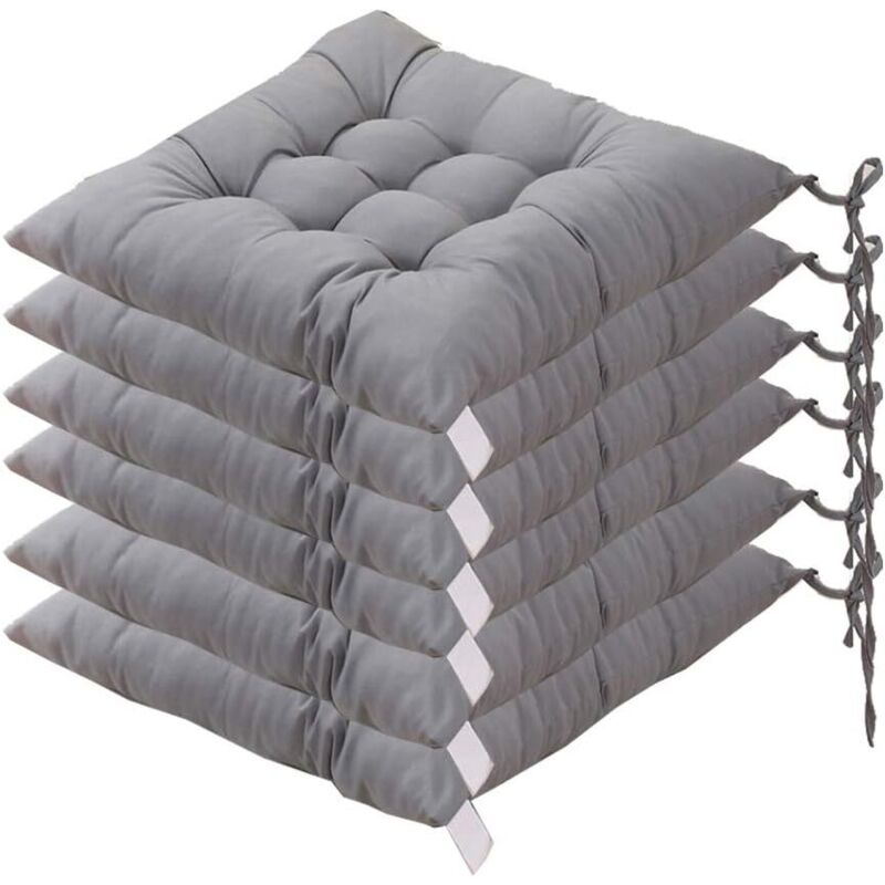 6 square chair cushions 40x40 seat cushion home decor cushion quilted chair cushion comfortable and colorful office chair cushion