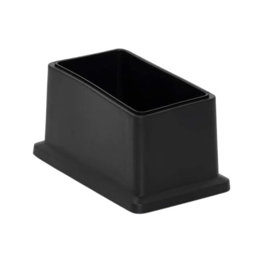 Aougo - 25 x 50 mm (1' x 2') Non-Marking pvc Rectangular Chair End Caps Set of 8