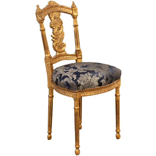 Biscottini - French style Louis xvi chair in solid beech wood