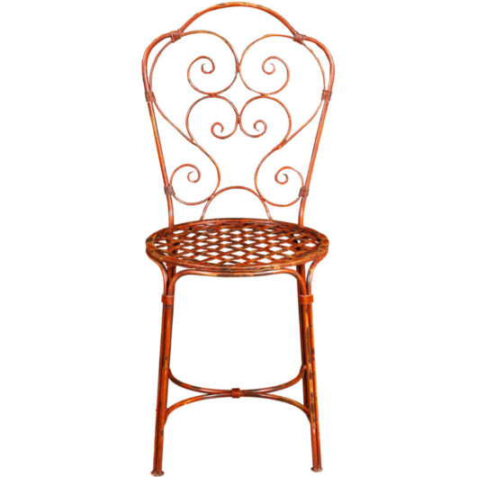 Biscottini - Wooden kitchen chair Dining chair 45x96x49 cm Outdoor chair Indoor chairs Garden chair Terrace chair Round seat chairs