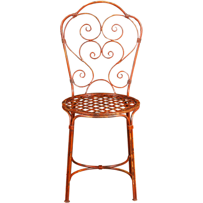 Biscottini - Wooden kitchen chair Dining chair 45x96x49 cm Outdoor chair Indoor chairs Garden chair Terrace chair Round seat chairs