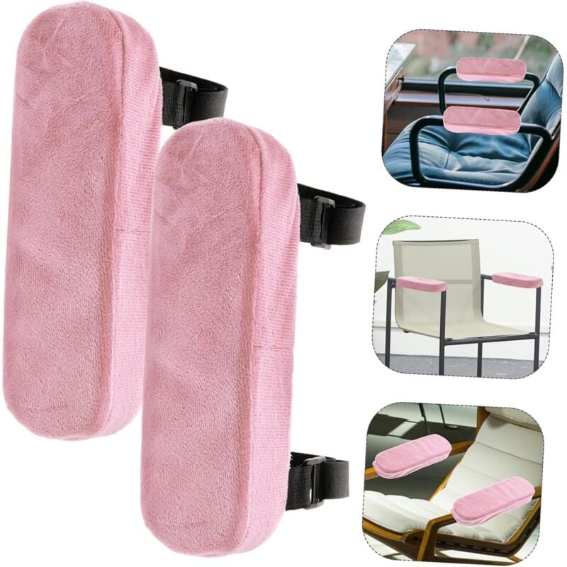 CCYKXA 2-Piece Protective Armrest Covers for Office Chairs, Non-Slip Cushion, PP Cotton, Comfortable and Stretchable Arm Covers for Office Chairs,