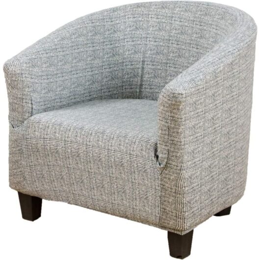 Club Chair Slipcover, Removable Washable High Stretch Tub Chair Slipcover, Couch Cover, Furniture Protector for Living Room