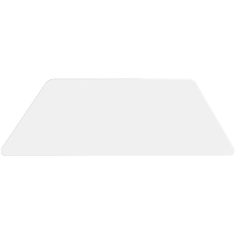 Costway - 120cm x 120cm pvc Chair Mat for Hardwood Floor for Office and Home
