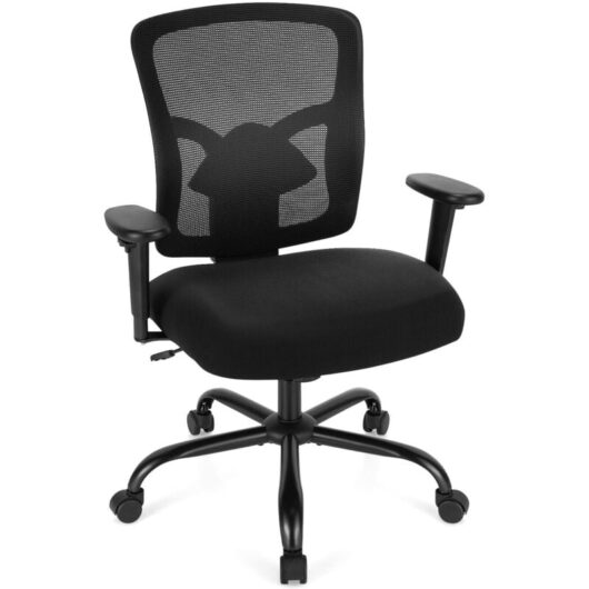 Costway - Adjustable Computer Mesh Office Chair Ergonomic Executive Chair