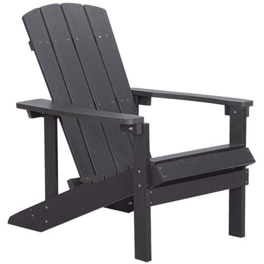 Garden Chair ADIRONDACK Dark Grey