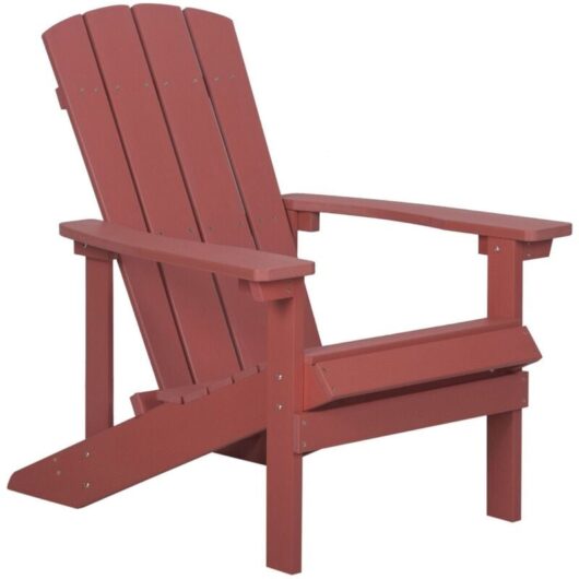 Garden Chair ADIRONDACK Red
