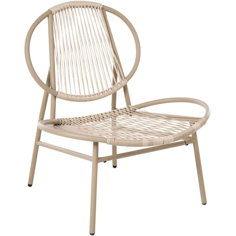 Garden Chair OVARO PE Rattan Beige