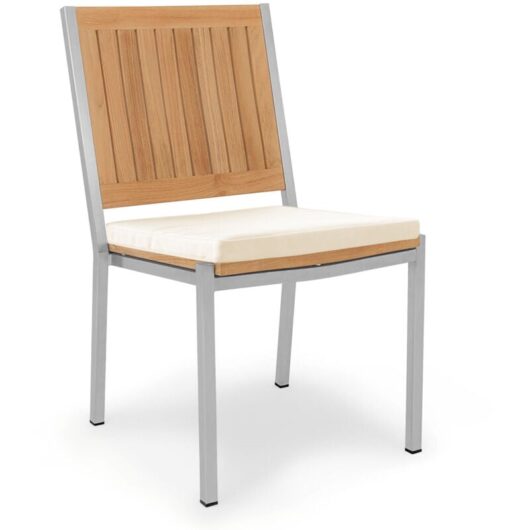 Garden Seat Cushion 60x60cm Outdoor Furniture Pad 7cm Thick Water-repellent Weatherproof Durable Outdoor Garden Chair Cushion White Monaco (de)