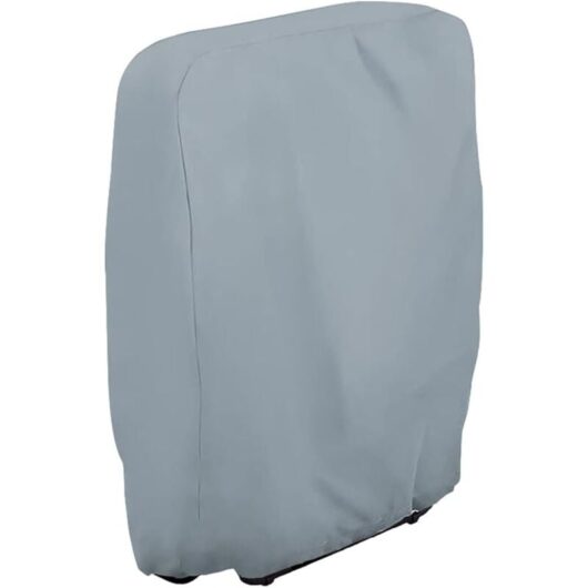 Gray chair covers for balcony, veranda, garden Made of 210D Oxford fabric anti-UV, zero gravity