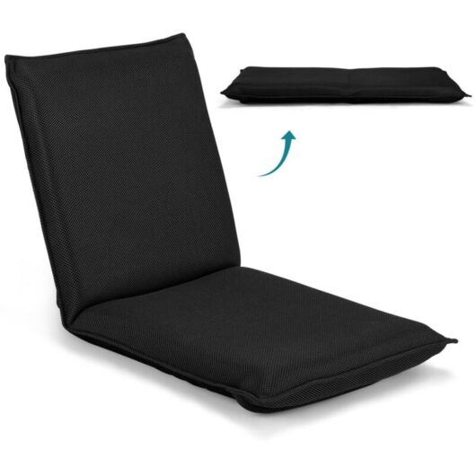 Lazy Sofa Floor Chair Foldable Gaming Chair Portable Reading Floor Seat