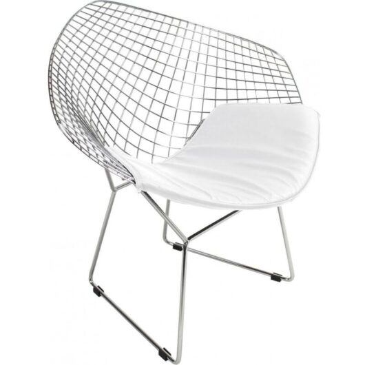 Lounge Chair - Steel Design Chair - Berty White