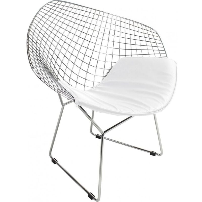 Lounge Chair - Steel Design Chair - Berty White