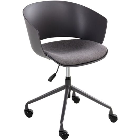 Office Chair GLEEFUL Fabric Graphite Grey