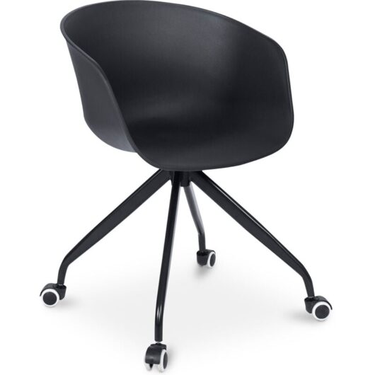 Office Chair with Armrests - Desk Chair with Castors - Guy - Joan