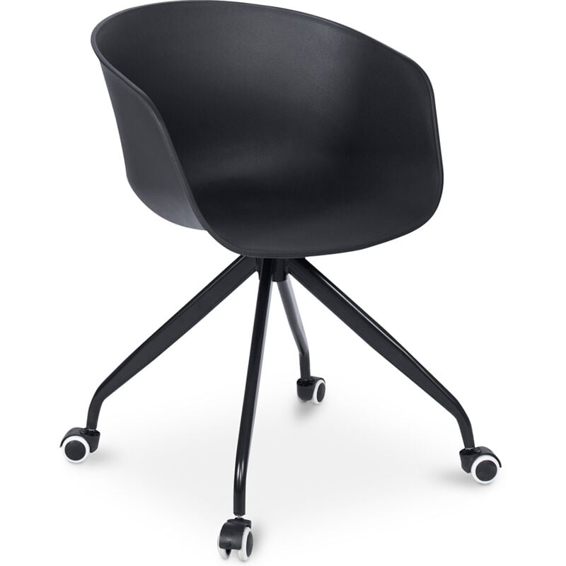 Office Chair with Armrests - Desk Chair with Castors - Guy - Joan