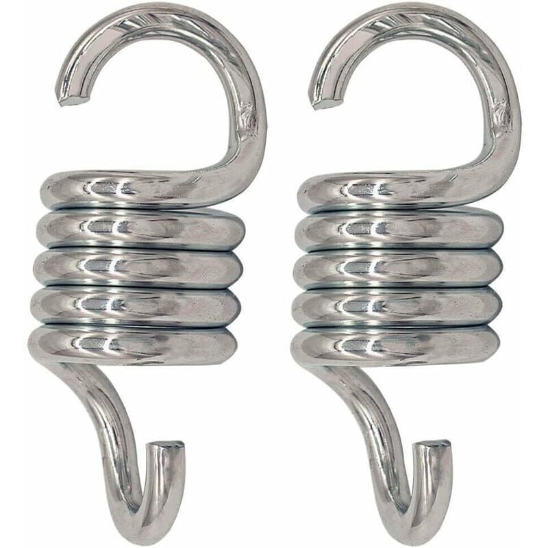 Orchidée - Hammock Chair Spring - 750Lbs Heavy Duty Suspension for Ceiling Mounted Porch Swings (2pcs)