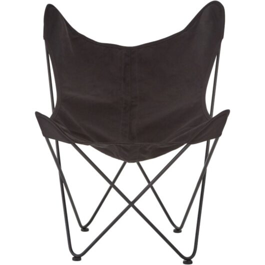 Papillon Black Butterfly Chair - Premier Housewares