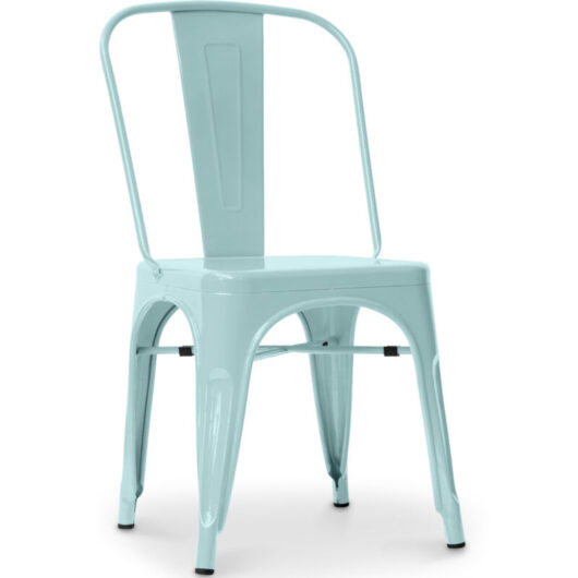 Privatefloor - Steel Dining Chair - Industrial Design - New Edition - Stylix Pale green
