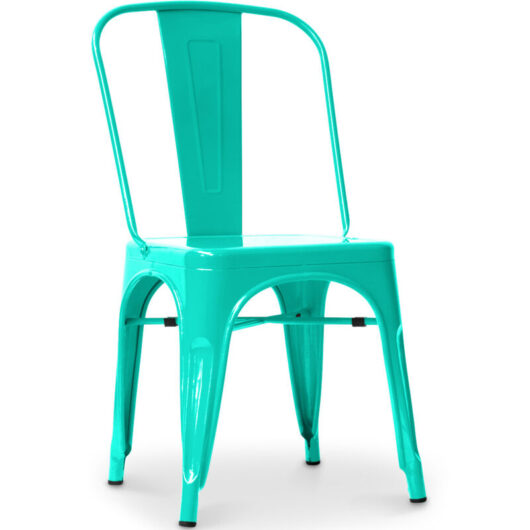 Privatefloor - Steel Dining Chair - Industrial Design - New Edition - Stylix Pastel green